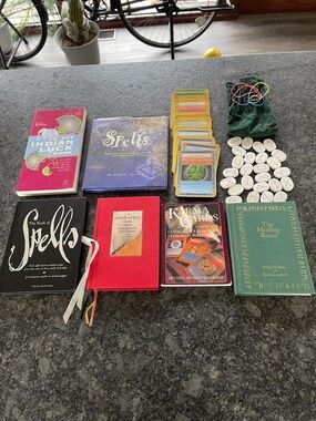 Magic bundle with secret spells, love charms & more 6 books, cards & runes